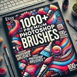 Premium Photoshop Brushes for Graphic Designers | Instant Download | Adobe Photoshop 1000+