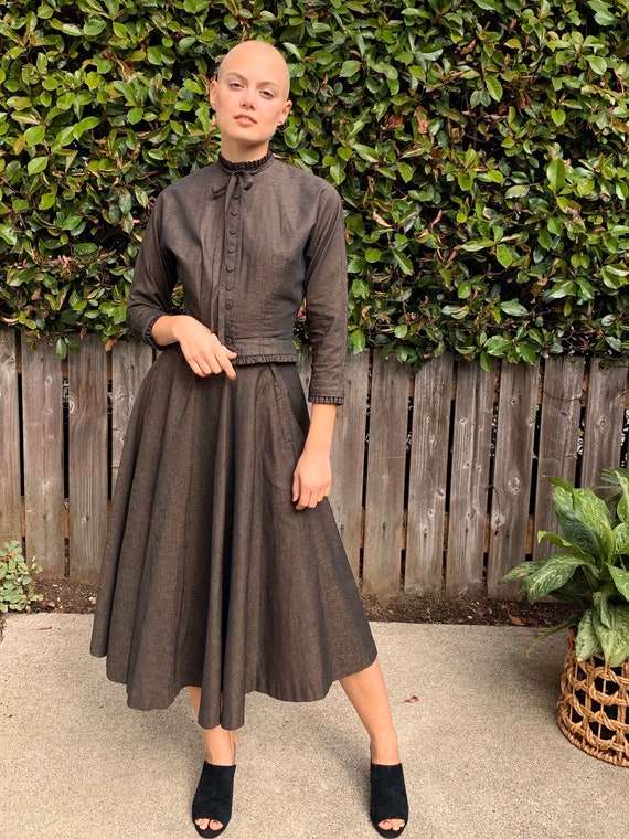 1950’s L’AIGLON skirt and jacket 2 piece set xs