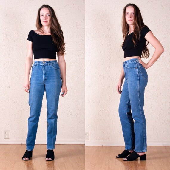 chic high waisted jeans