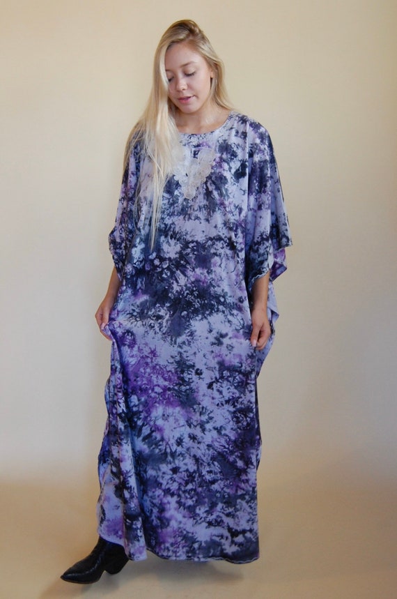Vintage 70’s Tie dye Cotton Kaftan