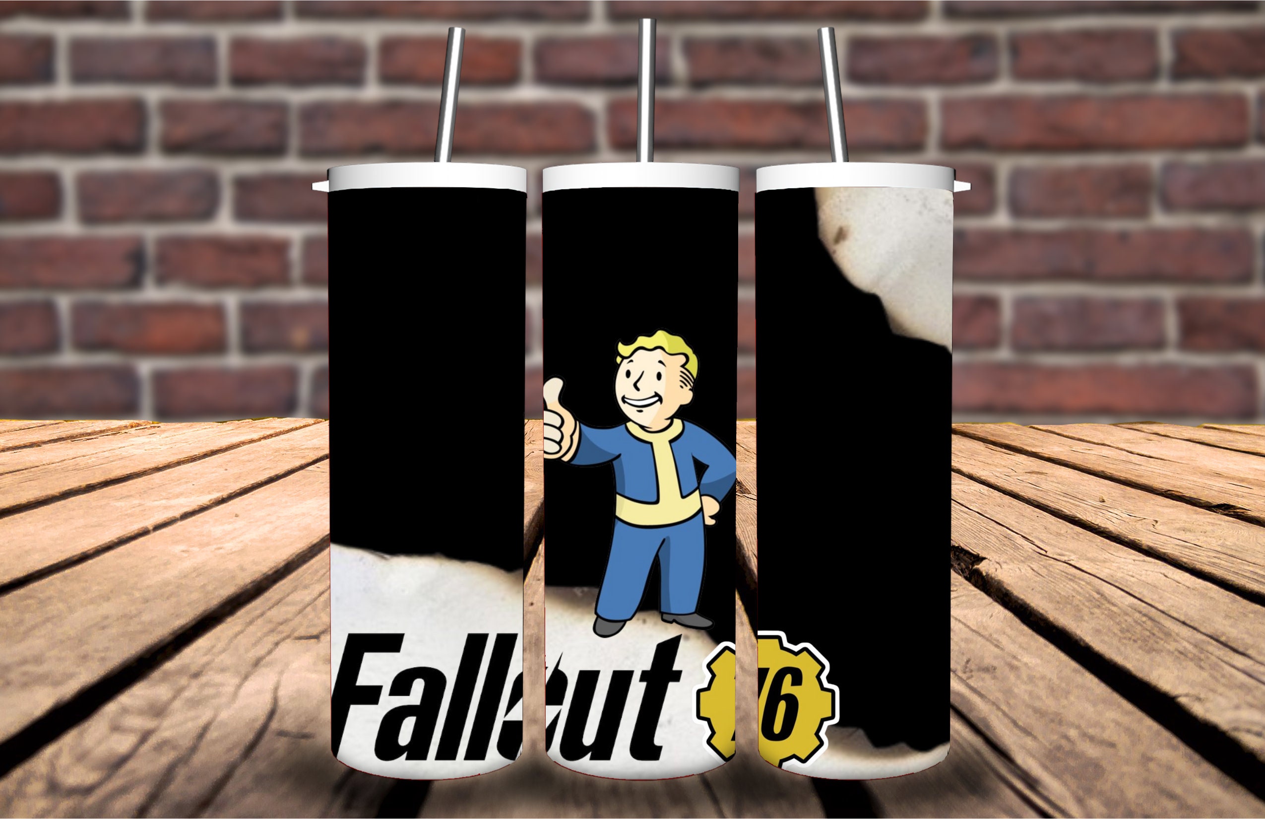 Fallout Can Wrapper Fallout 20 Oz. Straight Tumbler Wrap - Etsy