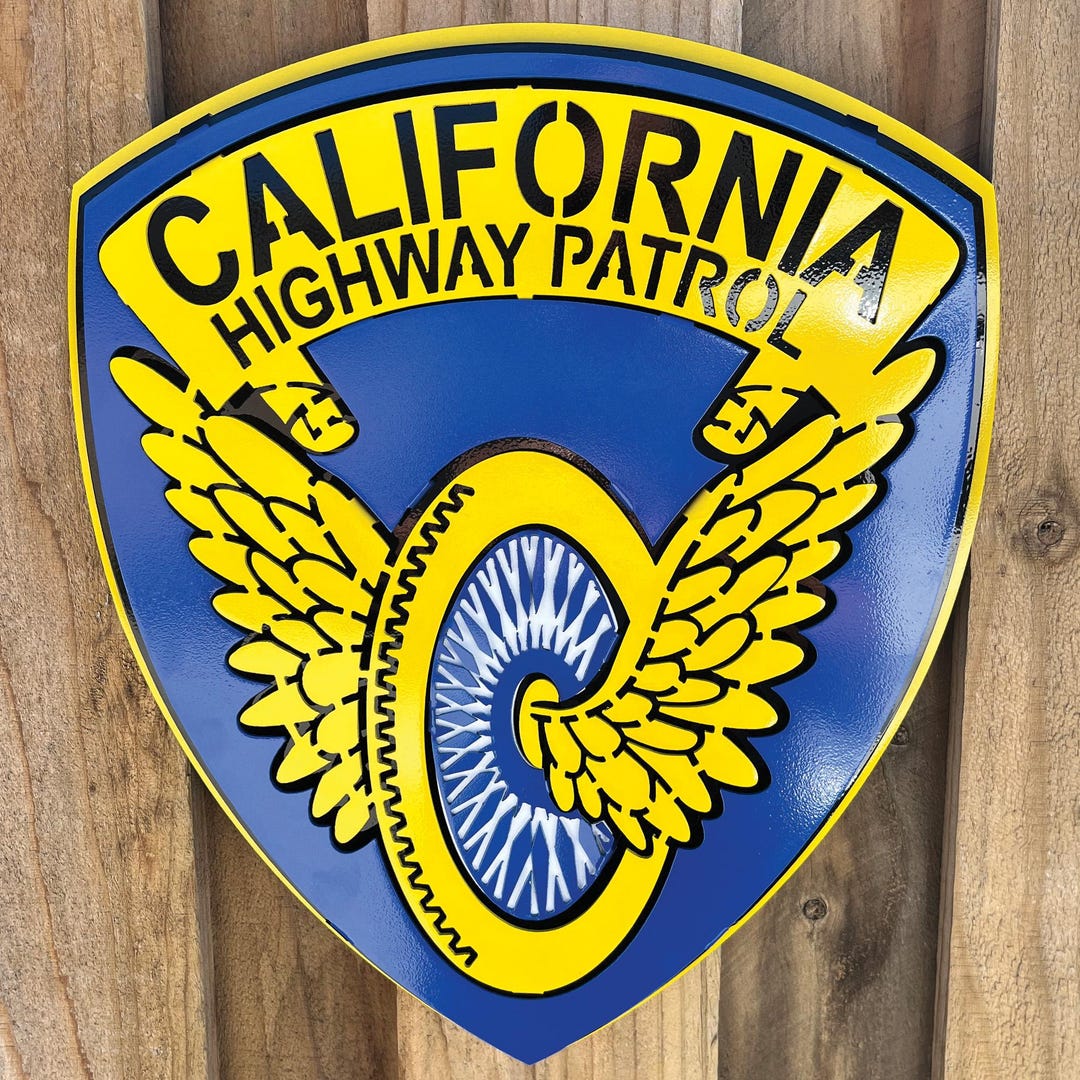 Custom CHP Badge Metal Sign – California Highway Patrol Wall Art - Etsy