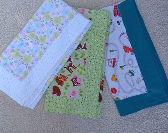 Flannel Receiving Blankets-Double fabric-Misc. prints available