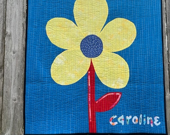 Caroline's Flower Baby Quilt