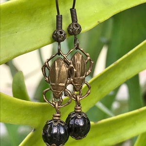 Dung Beetle Poo Roller Earrings image 8