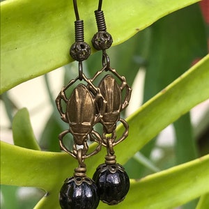 Dung Beetle Poo Roller Earrings image 7