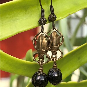 Dung Beetle Poo Roller Earrings image 2