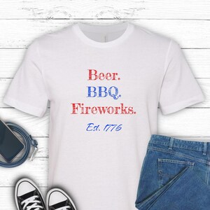 Funny Fourth of July Shirt Patriotic Humor Tee Independence Day Gift Red White Blue Apparel USA Party Outfit American Flag Tee for Men Women