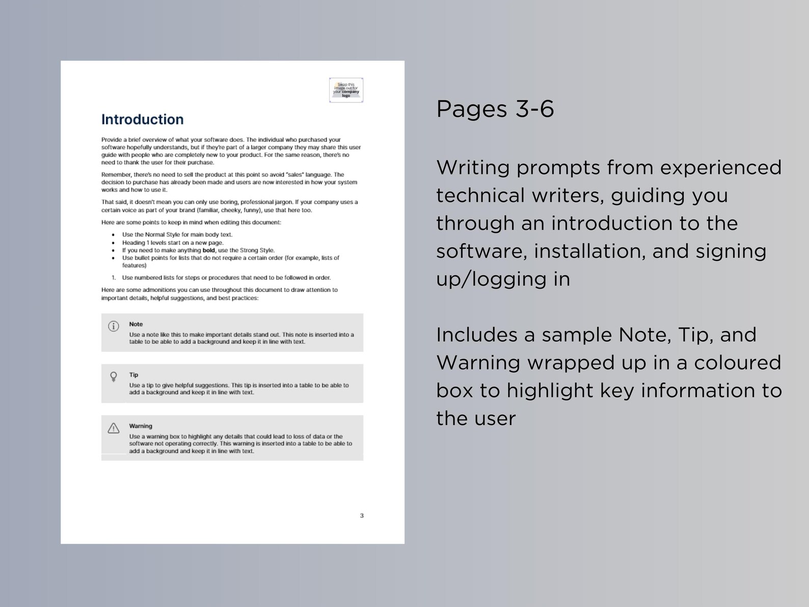 Software User Guide Template | A4 & US Letter | Compatible With ...