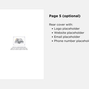 May include: A mockup of a business card with a placeholder for a company logo, website, email address, and phone number. The text "Swap this image out for your company logo" is included in the mockup.