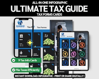 Ultimate Tax Guide Flyer Tax Infographic Forms Tax Preparer Filing Income Client Business Taxes Report Tax How to Prep Tax Forms File Record
