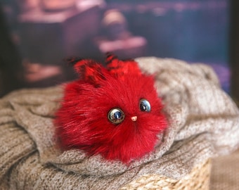 Magic  Phoenix Pygmy puff Art Doll IN STOCK, magical creature, birthday gift, cosplay