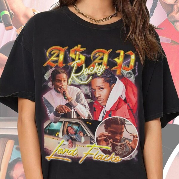 ASAP Rocky, ASAP, Rocky, Lord Flacko, ASAPRocky, T-shirt Gift for Fans, Gift for Christmas, Mom Gift, Dad Gift, FUSHUNBaby Unisex All Styles