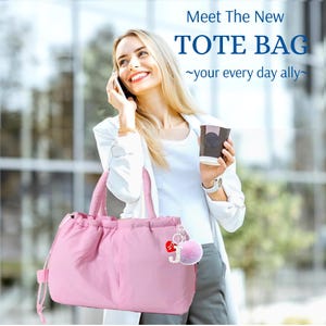 Personalized Tote Bag for Women; Lightweight & Puffy; Tote Bag,  Shoulder Bag, Handbag, Backpack - ALL IN ONE; for Travel, Work, Fun