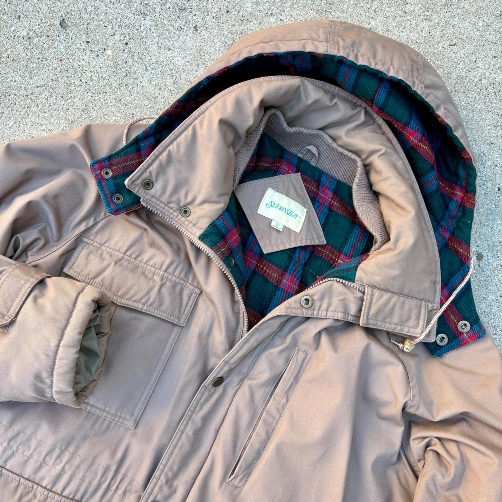 ジャケット・アウター St. John's Bay 90s Detroit Jacket L. Vintage 90s Carhartt Detroit Jacket, Light Brown, Size XXL