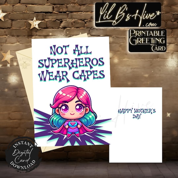 Mother's Day Printable Greeting Card