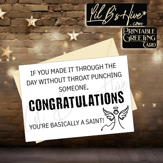 Encouragement/Well Wishes Printable Card