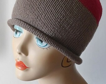 Handknit Women's Winter Hats in 2 different colorways