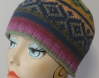 Unisex Fair Isle Beanie