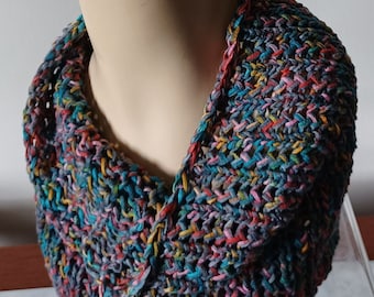 Multi-colored Cotton Cowl in 2 different sizes