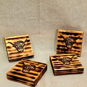 Highland Cow Coasters