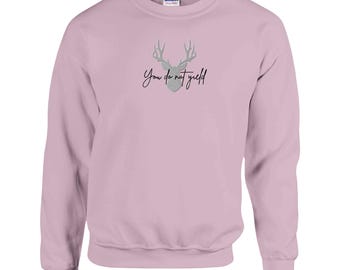 Sudadera con cuello redondo "You Do Not Give" del Trono de Cristal
