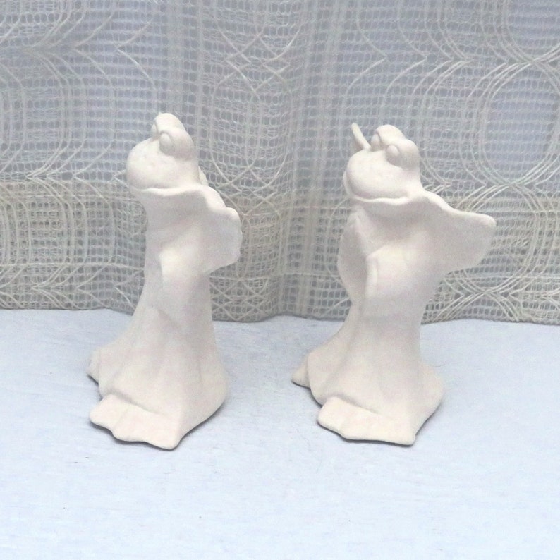 Unpainted Ceramic Bisque / Angel Figurines / Ready to Paint Ceramics / Frog Figurines / Ceramics to Paint / Ceramic Bisque / Bisque Ware image 7