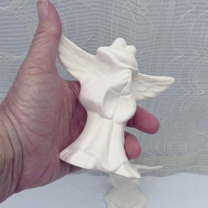 Unpainted Ceramic Bisque / Angel Figurines / Ready to Paint Ceramics / Frog Figurines / Ceramics to Paint / Ceramic Bisque / Bisque Ware image 10