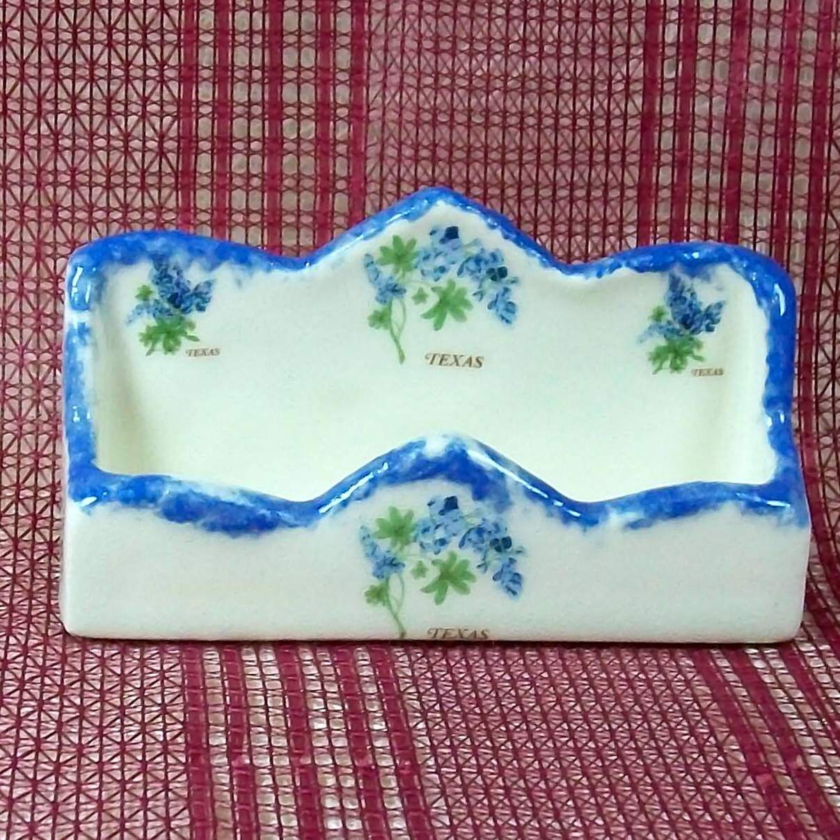 Handmade Ceramic Business Card Holder Desk Accessories Etsy