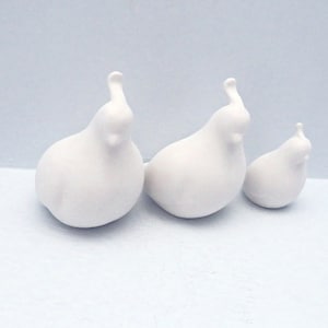 Handmade Unpainted Bisque Quail Figurines, Quail Statues, Ceramics to Paint, Unpainted Ceramic Birds, Paintable Ceramics, Bisqueware