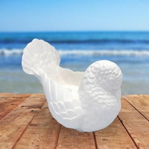 Figurine d&#39;oiseau en biscuit de céramique prête à peindre, statue d&#39;oiseau en céramique à peindre à la main, céramique à faire soi-même, biscuiterie, cadeau pour amoureux des oiseaux, décoration d&#39;oiseau