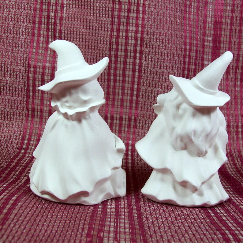 Handmade Ceramic Witch Statues / Witch Figurines / Halloween Etsy