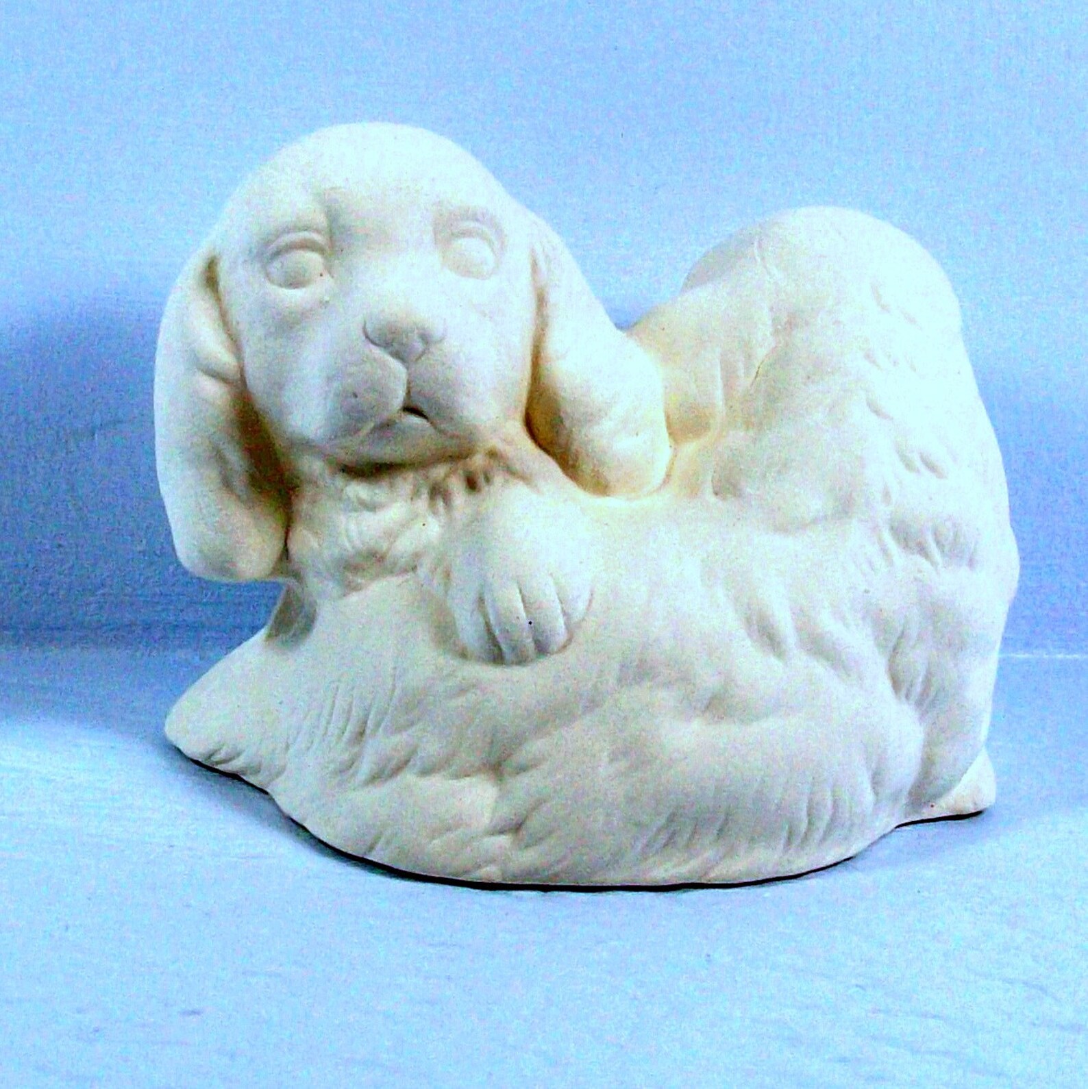 Unpainted Ceramic Bisque Puppies / Bisqueware / Ceramics to Etsy