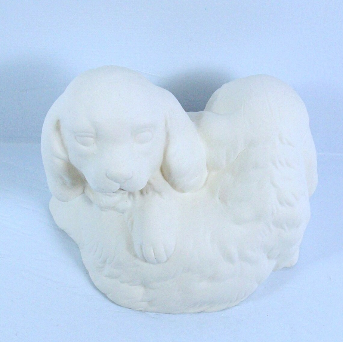 Unpainted Ceramic Bisque Puppies / Bisqueware / Ceramics to Etsy