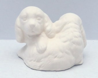 Unpainted Ceramic Bisque Puppies / Bisqueware / Ceramics to Paint / Paintable Ceramics / Puppy Statue / Puppy Figurine / Ready to Paint