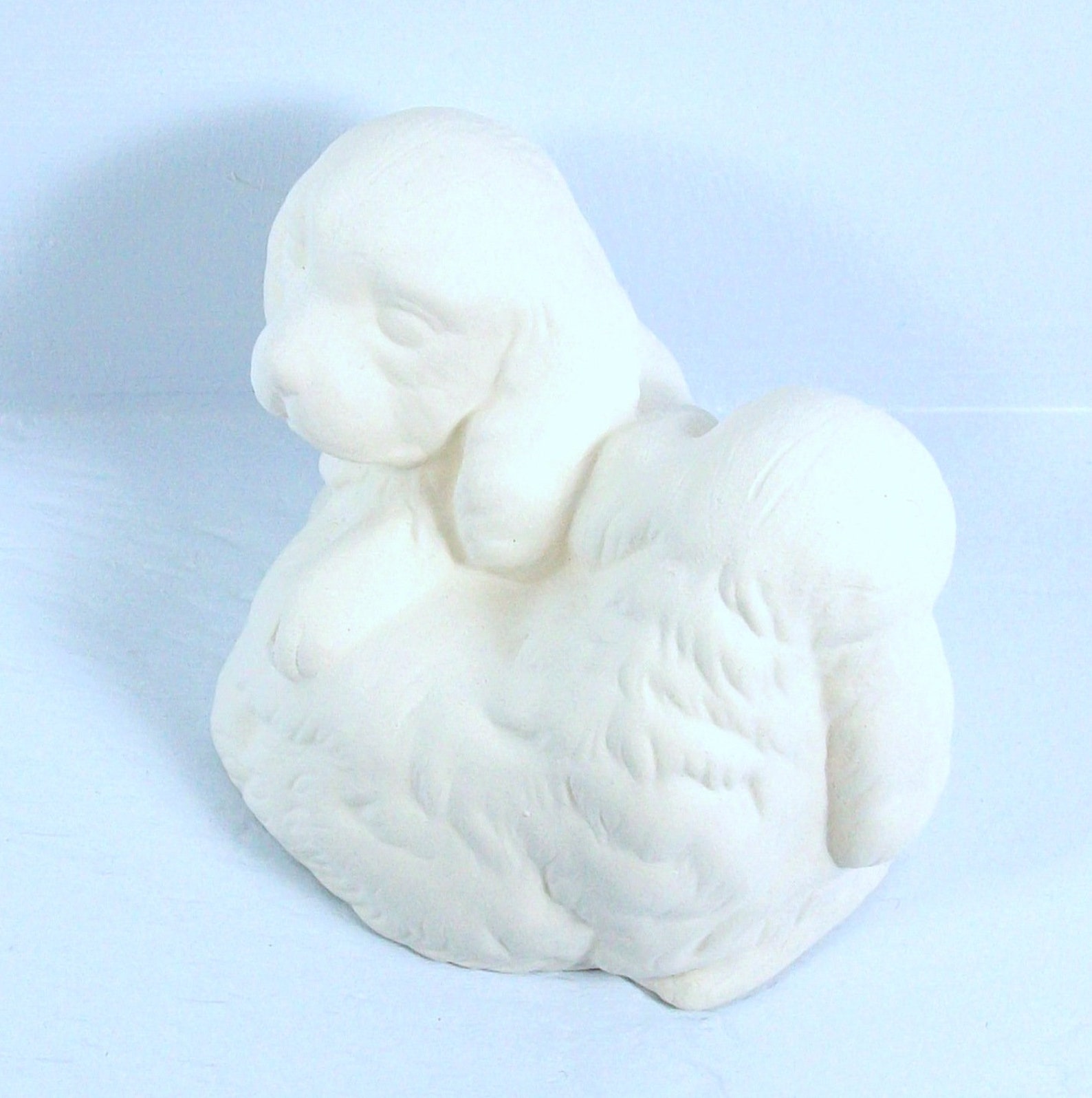 Unpainted Ceramic Bisque Puppies / Bisqueware / Ceramics to Etsy