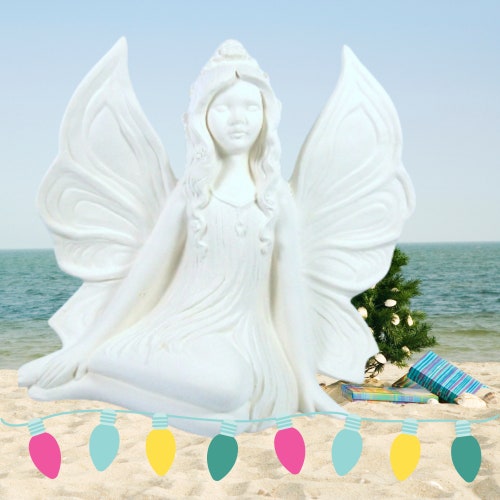 Fairy House in Ready to Paint Ceramic Bisque Fairy Garden Etsy