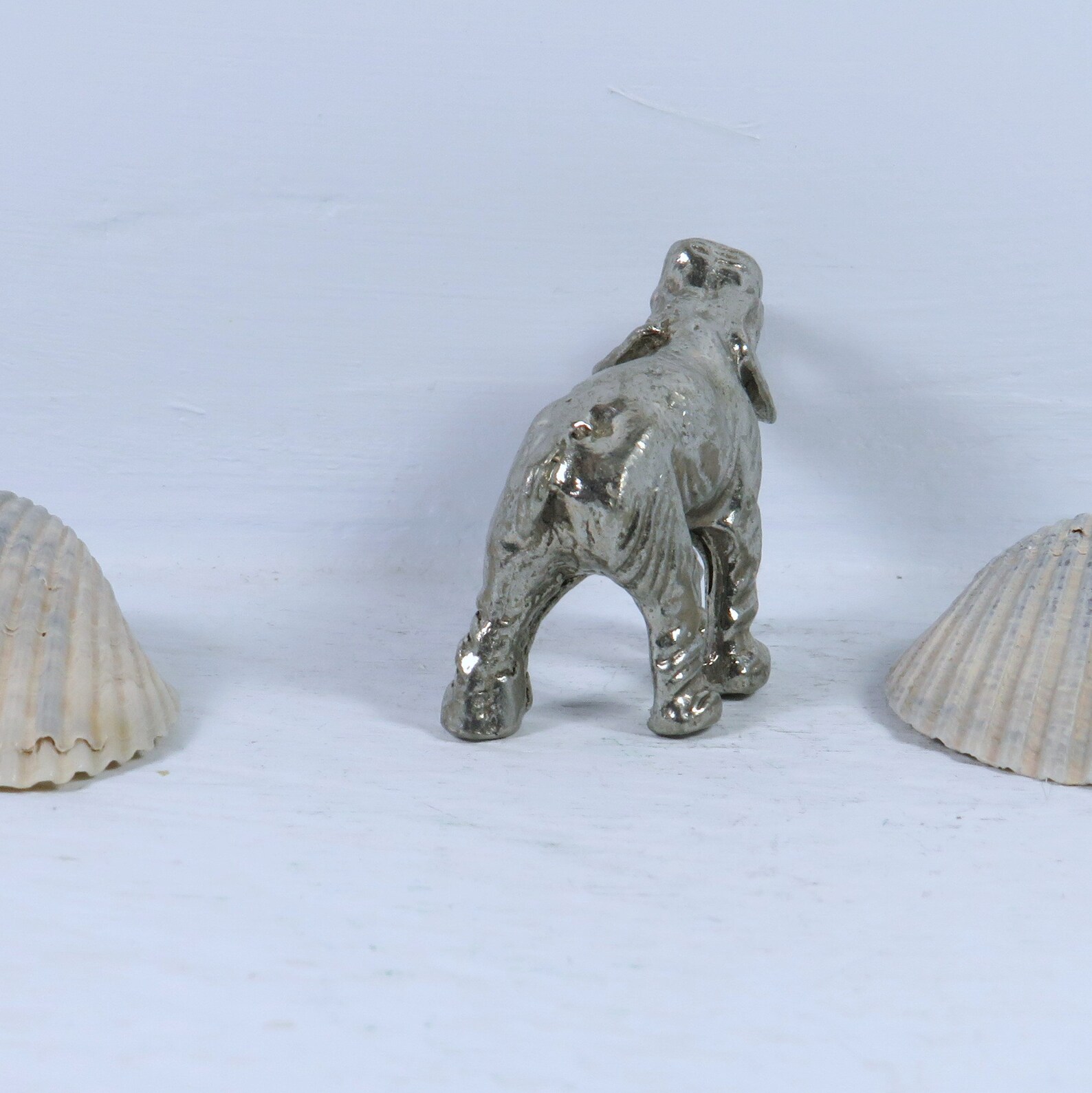 Vintage Pewter Elephant Figurine / Pewter Elephant Statue / Etsy