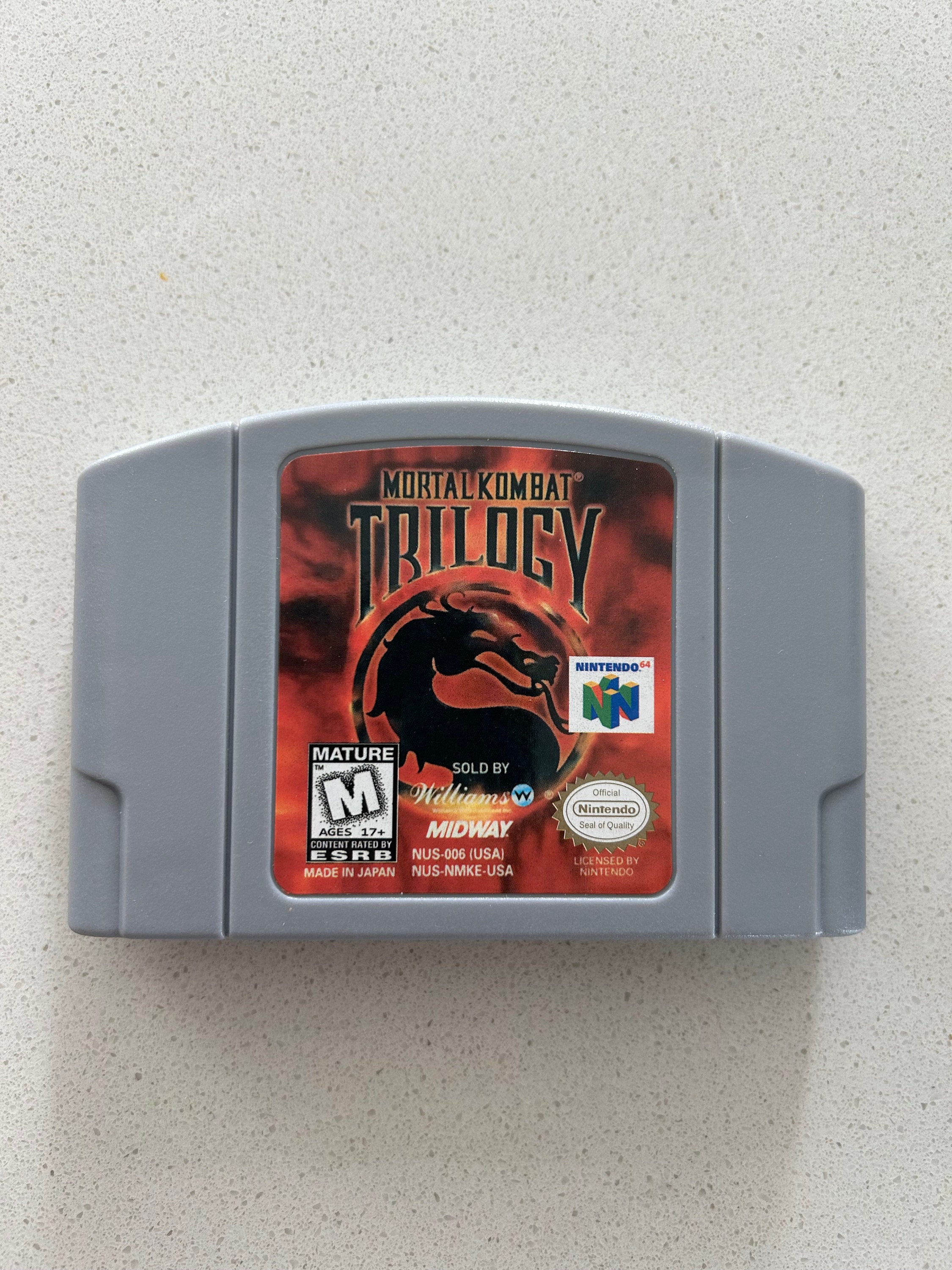 モータルコンバットトリロジー （中古】北米版 Mortal Kombat