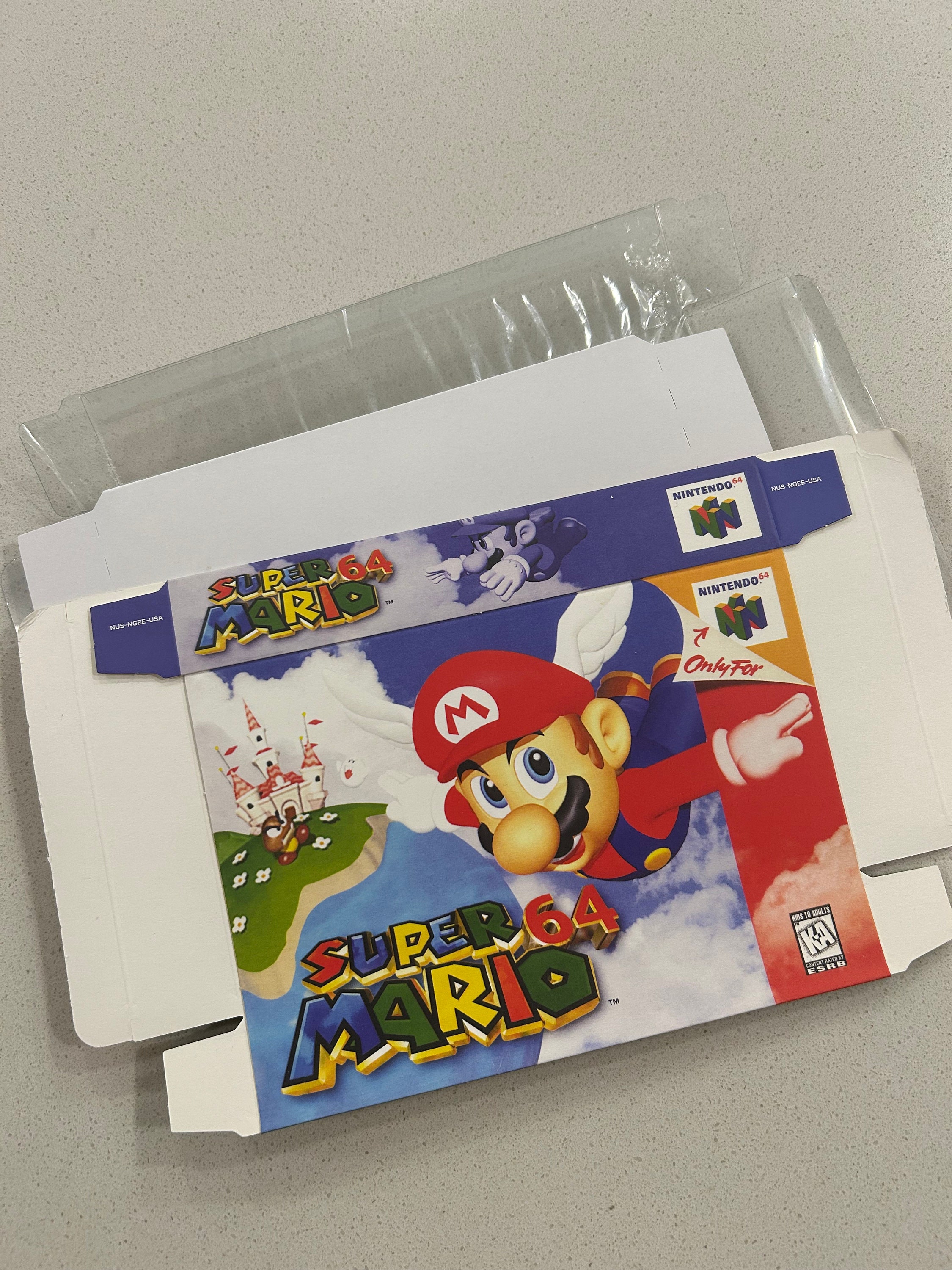 Super Mario 64 Vga Graded N64 Super Mario 64 (nintendo 64 N64) Box