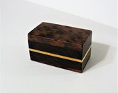 Trinket Box Made Of Redwood Burl And Three woods