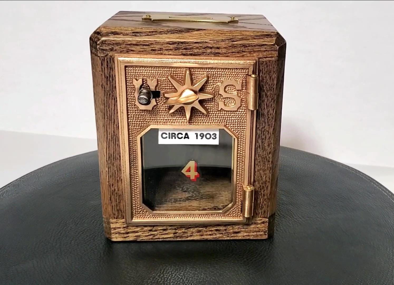 Antique Wooden Lockbox - Etsy