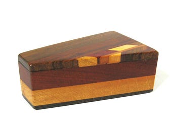 Trinket Box Made Of  Six Woods