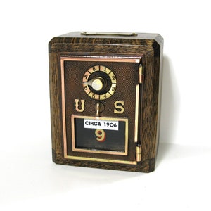 1906 Post Office Box Door Bank Combination Lock