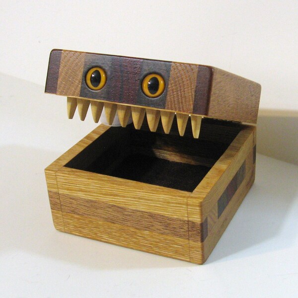 Creature Treasure Box Made Of Five Woods