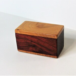 Trinket Box Made Of Three Woods