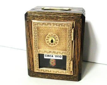 Post Office Box 1910 Door Oak Bank with Two Keys