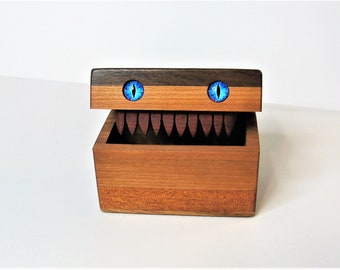 Creature Treasure Box Made Of Six  Woods