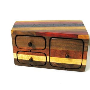 Treasure Chest Made Of Six Woods