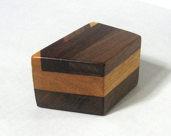 Trinket Box Made Of  Six Woods
